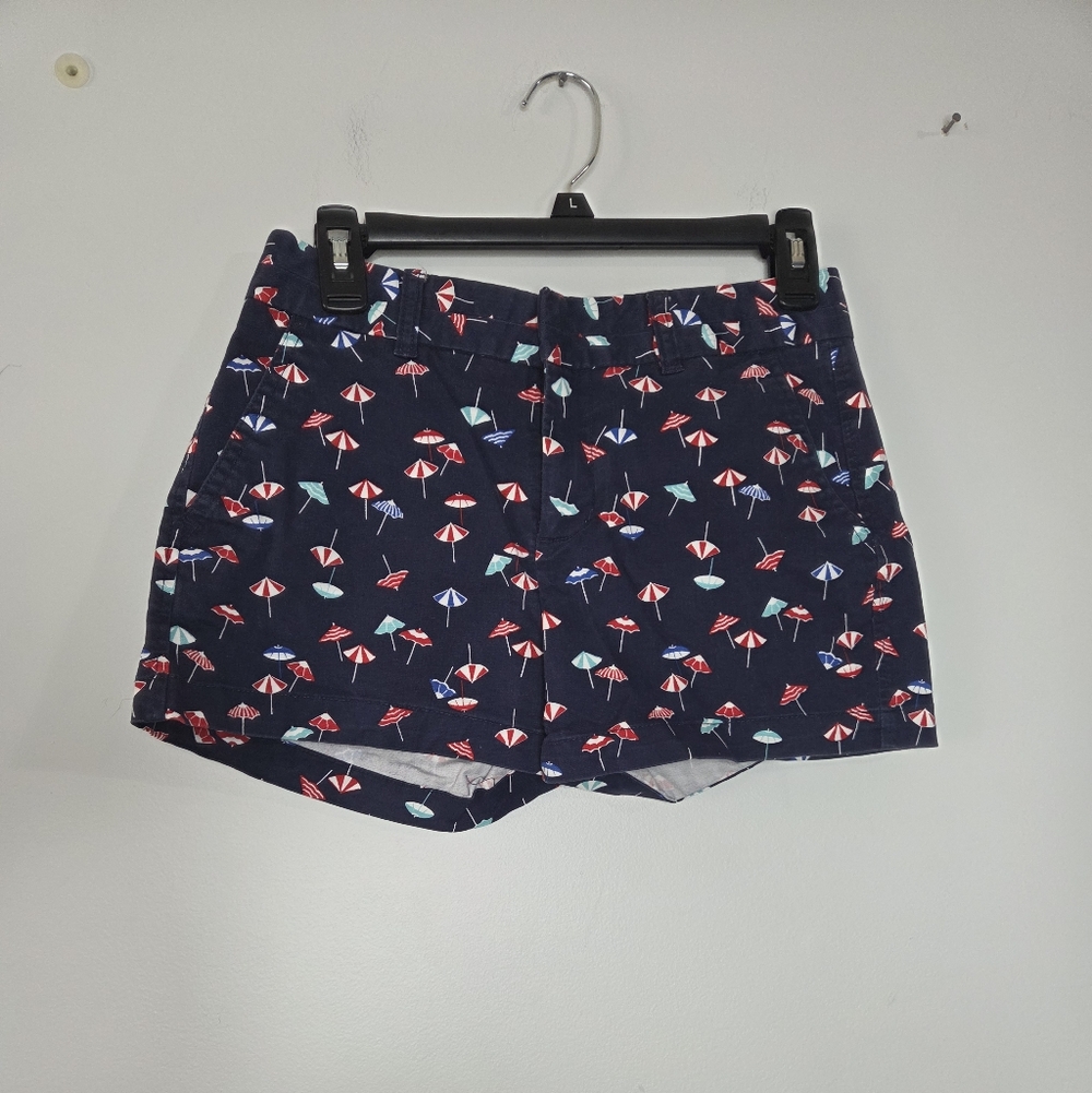 GAP Navy Shorts with‎ Umbrella Print, Sz 0